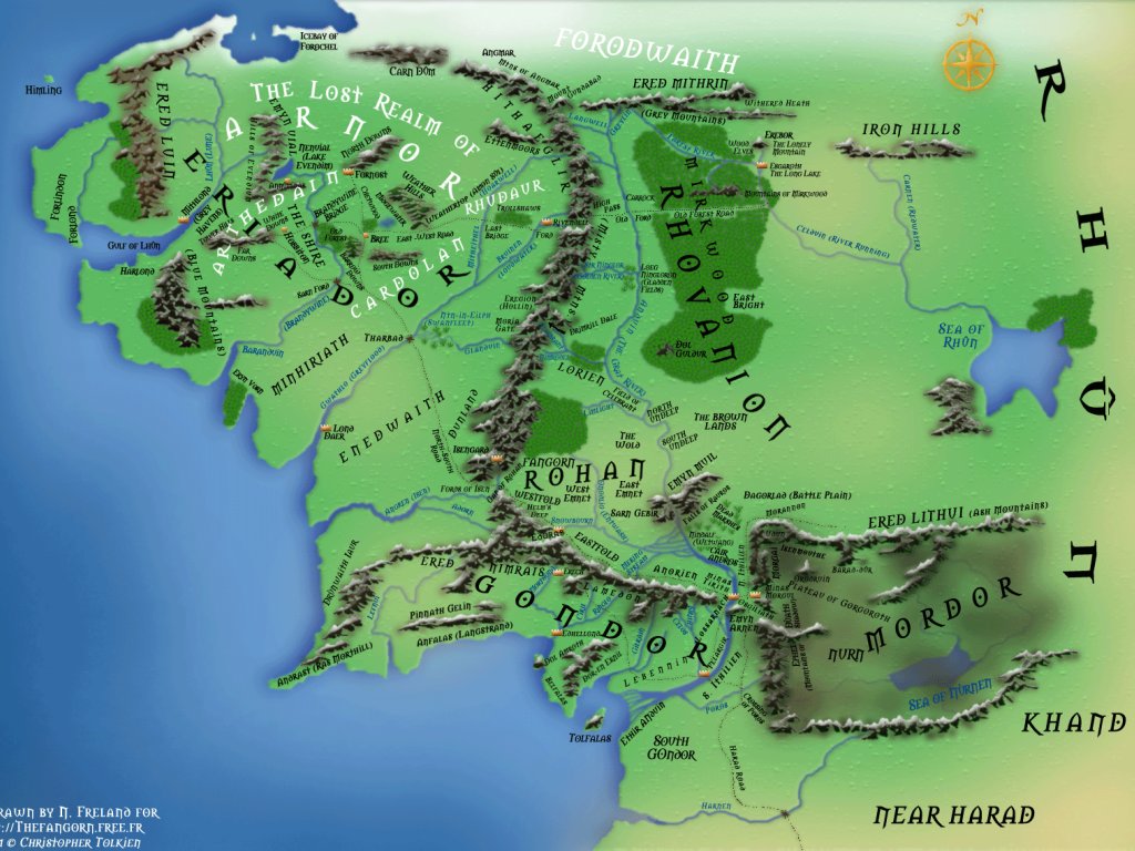 Читать средиземье. Джон Рональд Руэл Толкин карта Средиземья. Подробная карта Средиземья Толкиен. Полная карта Средиземья Толкиена. Карта Средиземья Властелин колец.